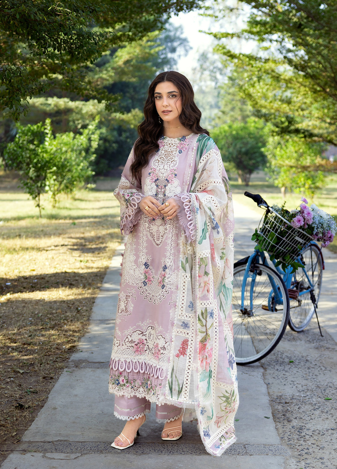 Elaf Premium | Eid Lawn'26 | ELY-1A MAISON PINK
