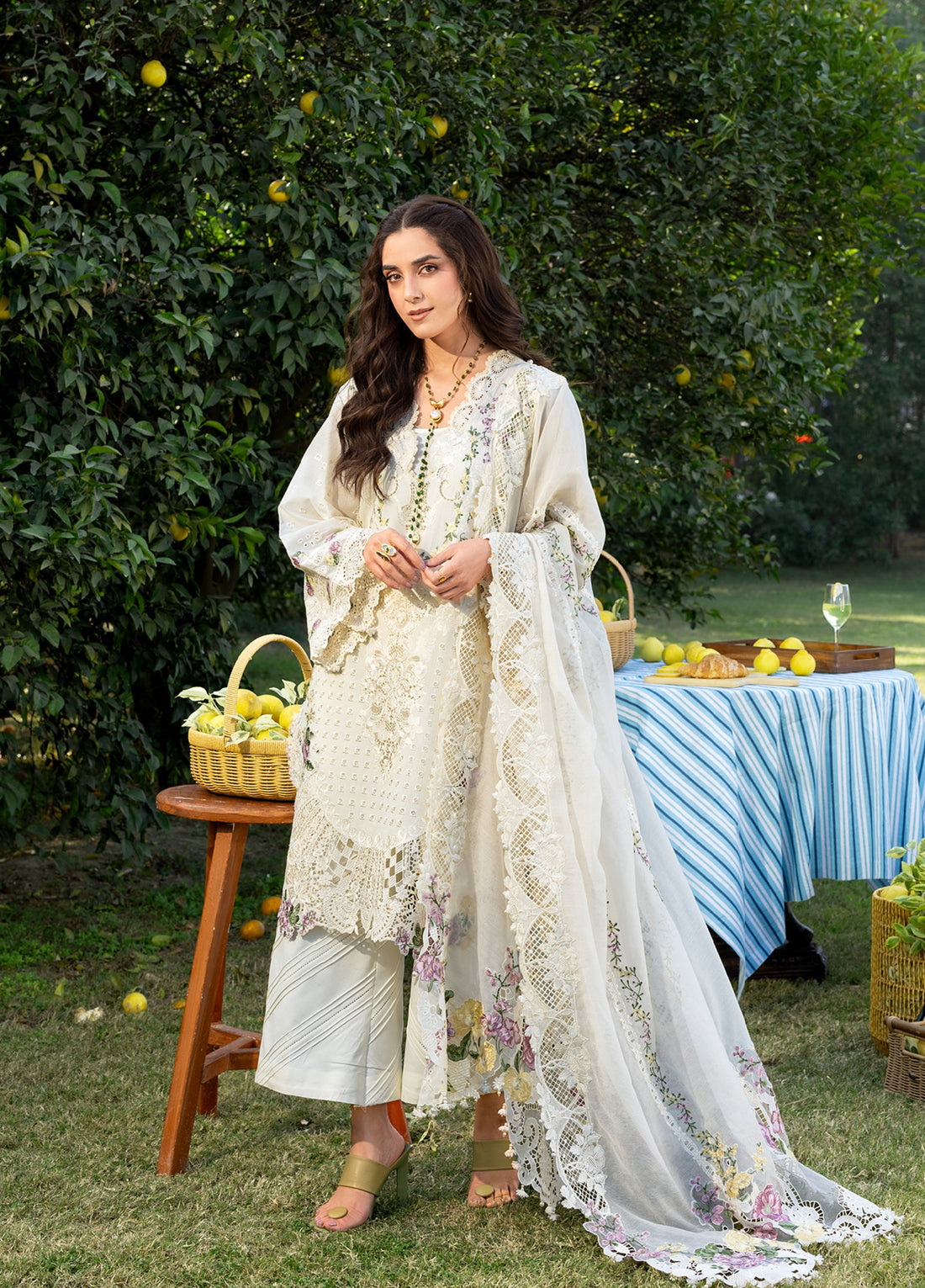 Elaf Premium | Eid Lawn'26 | ELY-3A PERLE