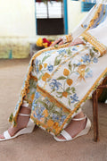 Zaha | Embroidered Lawn Collection | LEYA (ZL23-07 A) - House Of Anaya