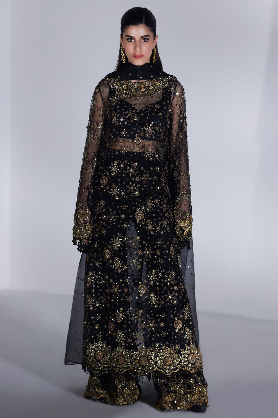 Elan | Luxury Wedding Wears | CASCADE D'ÉTOILES' (EP-21013)