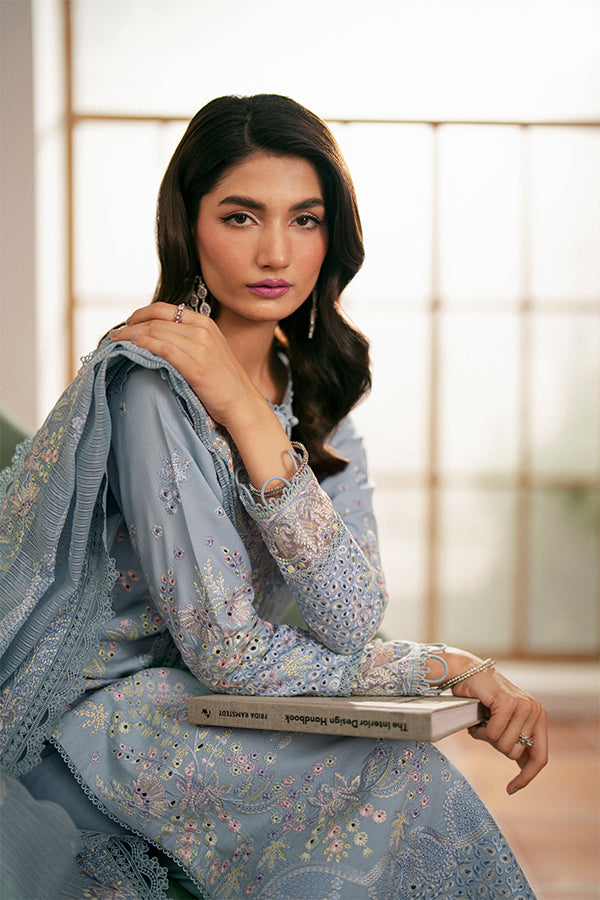 Saffron | Mystere Festive Lawn | Kye