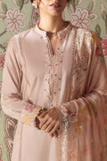Cross Stitch | Premium Lawn 25 | CORAL CARNATION - House Of Anaya