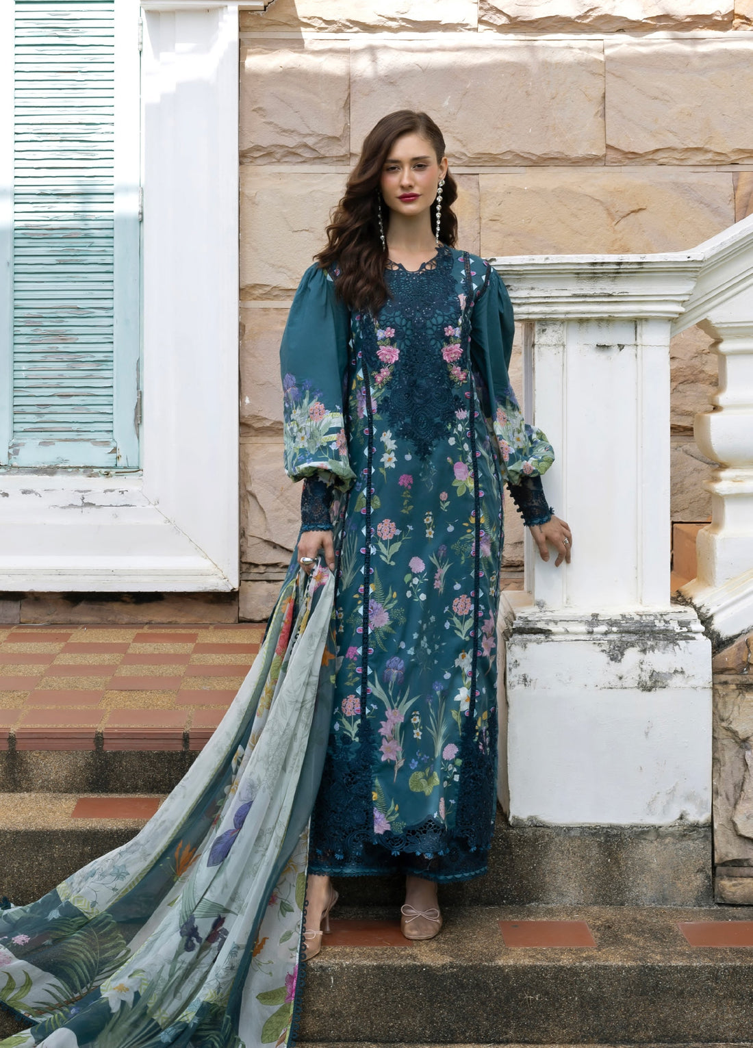 Elaf Premium | Eid Lawn'26 | ESA-5A OCEANA VEIL