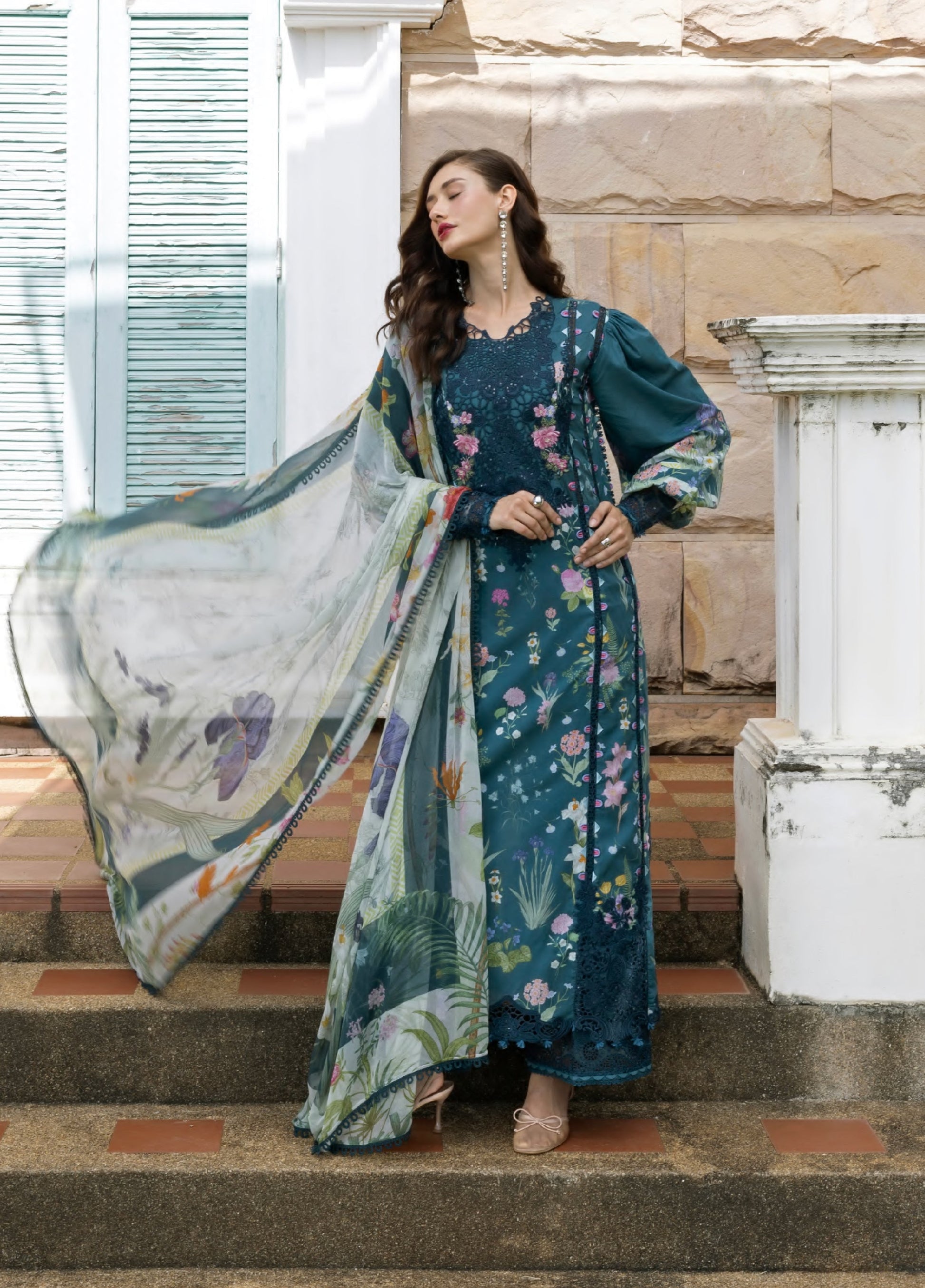 Elaf Premium | Eid Lawn'26 | ESA-5A OCEANA VEIL