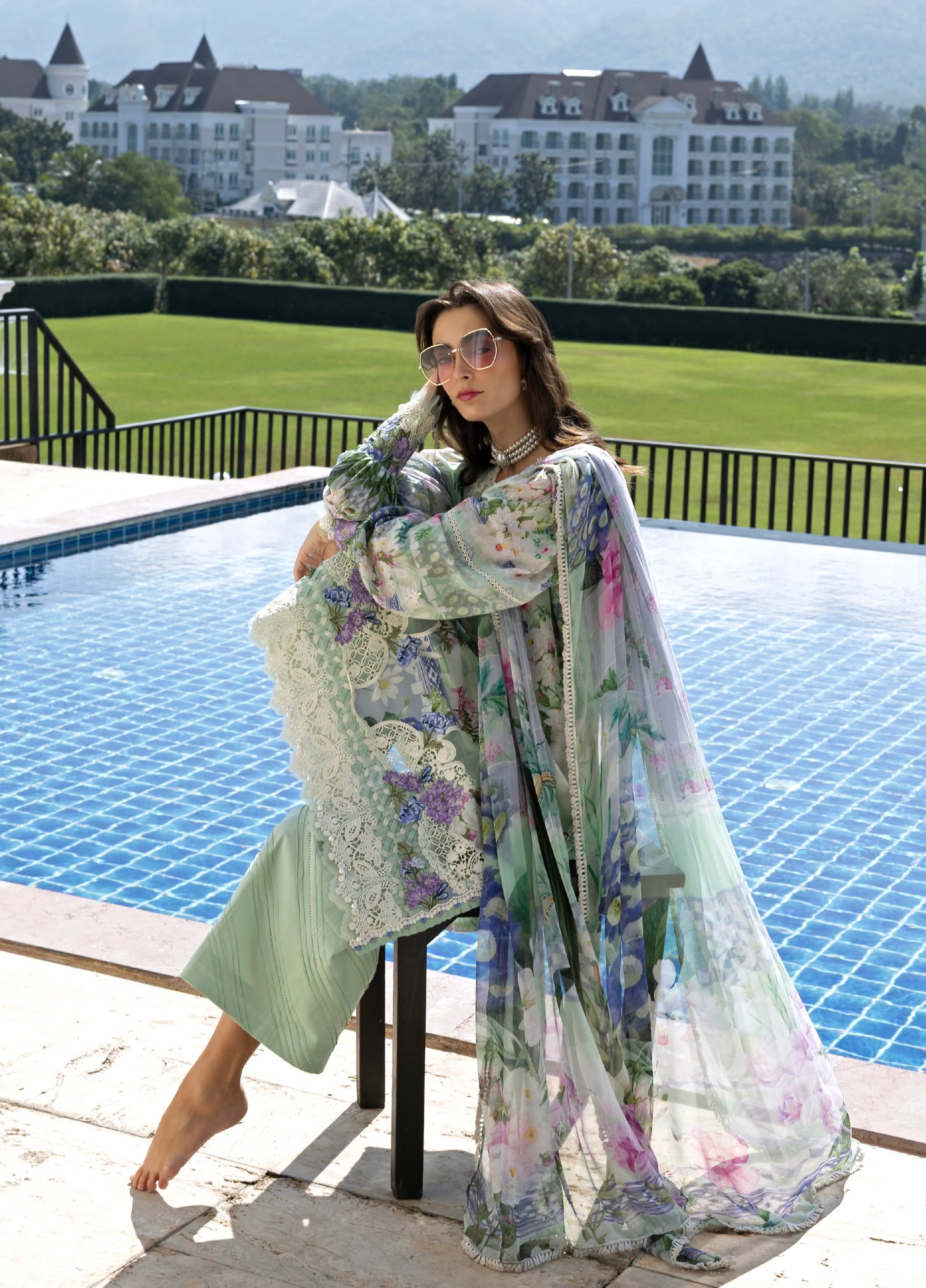 Elaf Premium | Eid Lawn'26 | ESA-6B EVELINE WHISPERS