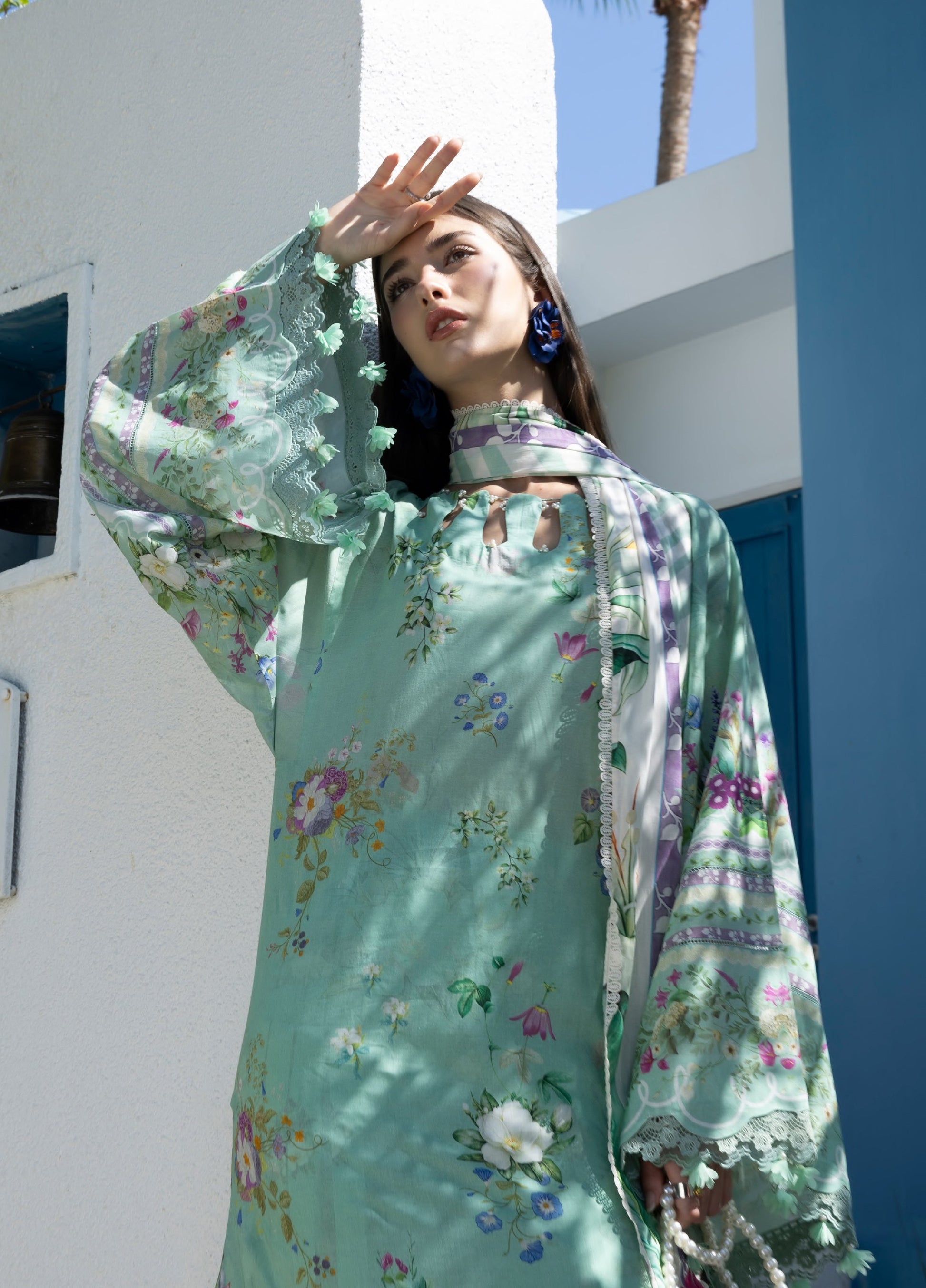 Elaf Premium | Eid Lawn'26 | EPN-7A TEAL ME