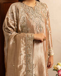 Mushq | Sunehri Lama Silk | Uswah