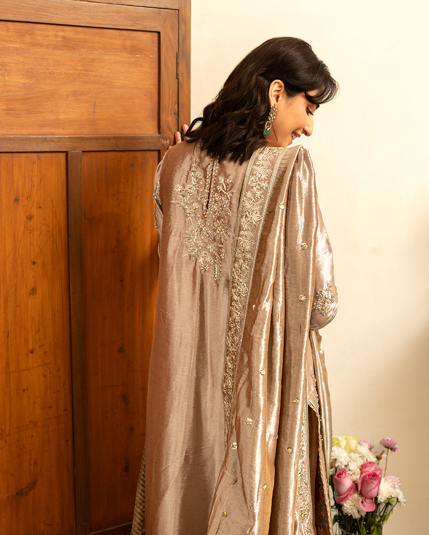 Mushq | Sunehri Lama Silk | Uswah