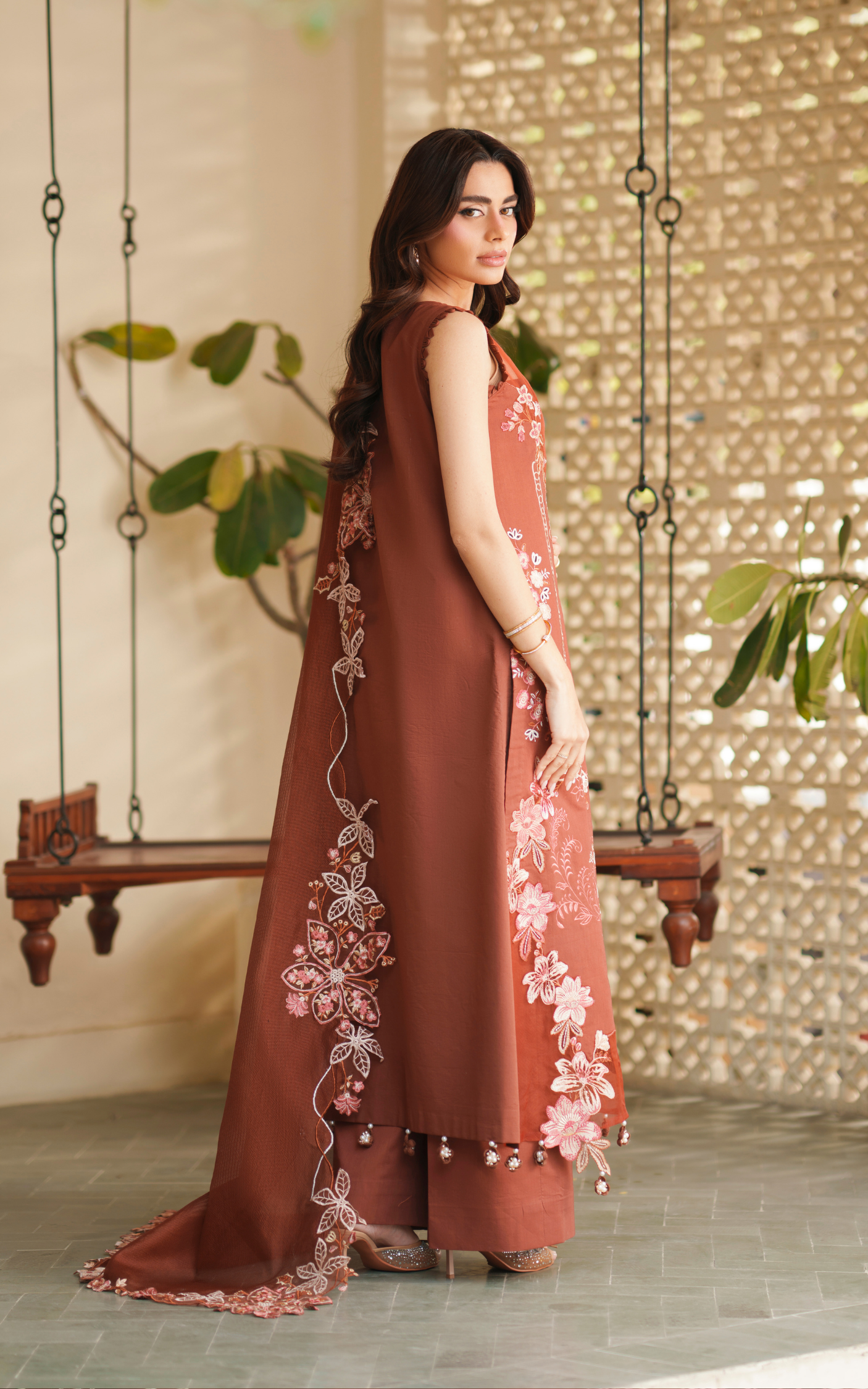 Asifa and Nabeel | Versa Luxury Lawn 26 | Legacy Bloom VUL26-04
