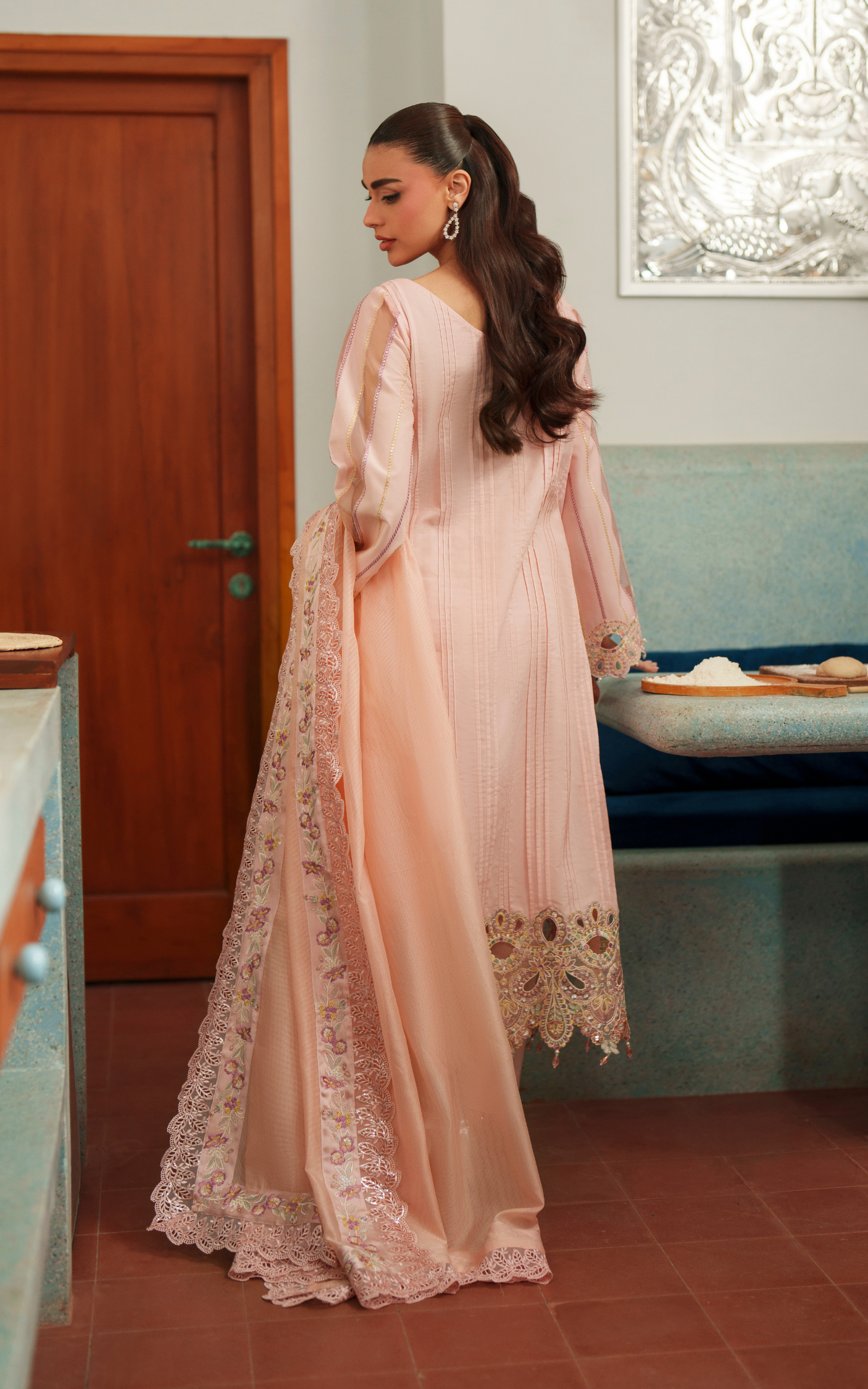 Asifa and Nabeel | Versa Luxury Lawn 26 | Crimson Courage VUL26-08