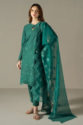Cross Stitch | Chikankari Lawn 25 | VERDENT FLORA - House Of Anaya