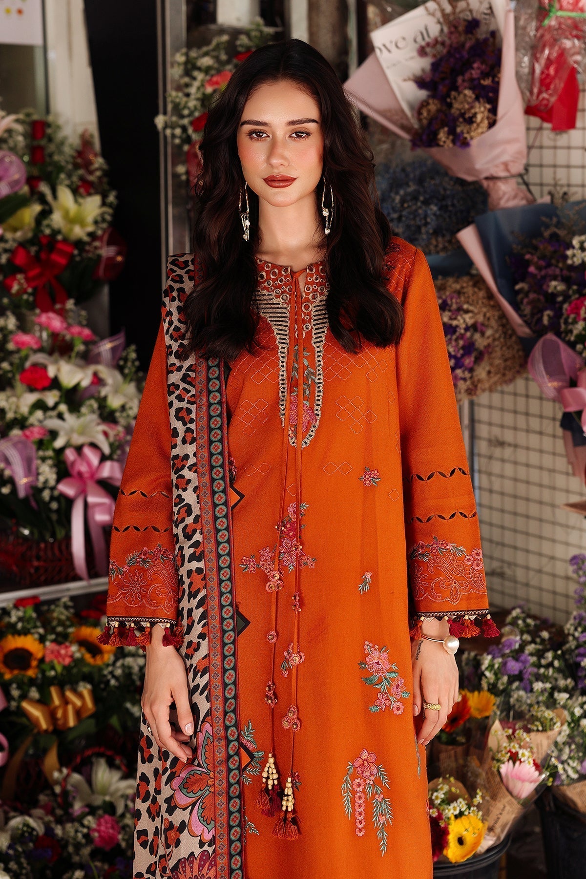 Charizma | Poshima Winters 25 | 3-pc Unstitched Wool Shawl Collection PSW5-03