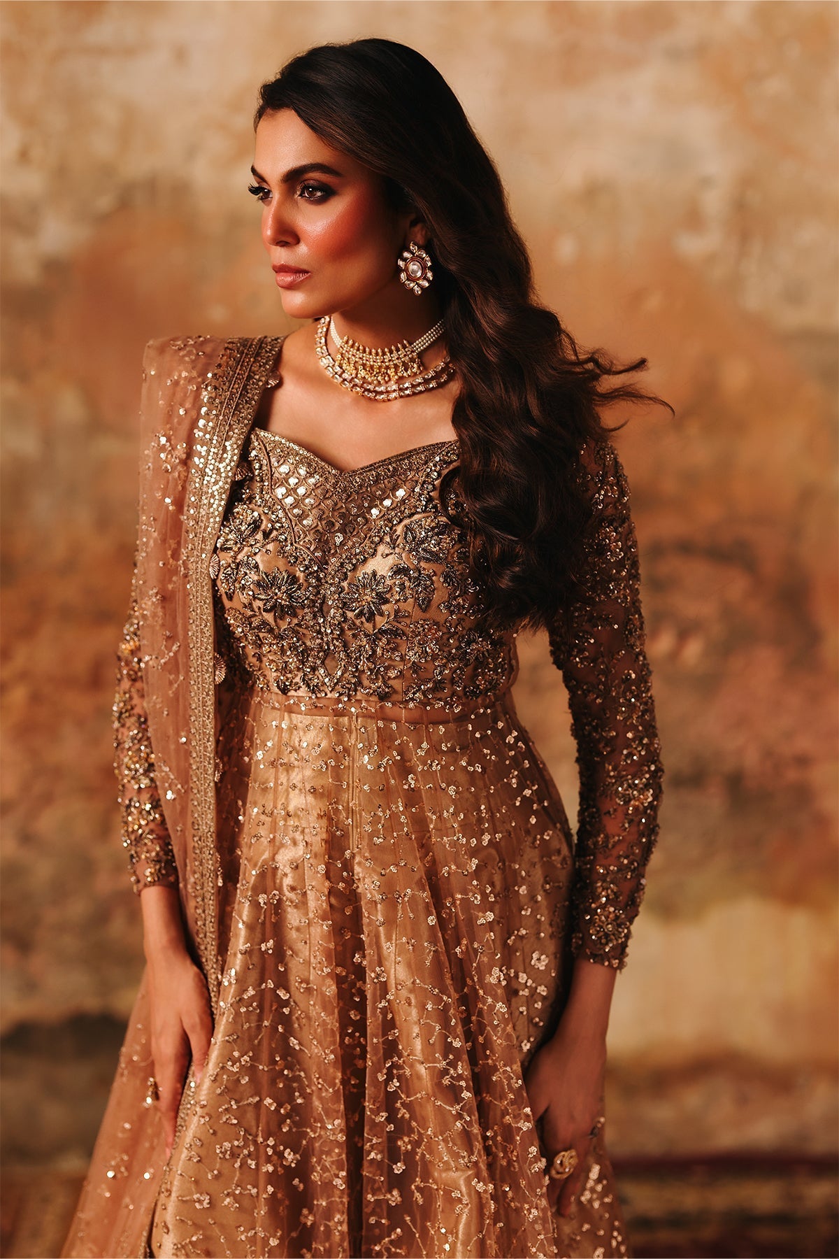 Charizma | Statement Formals | STM-5-015 - Peach