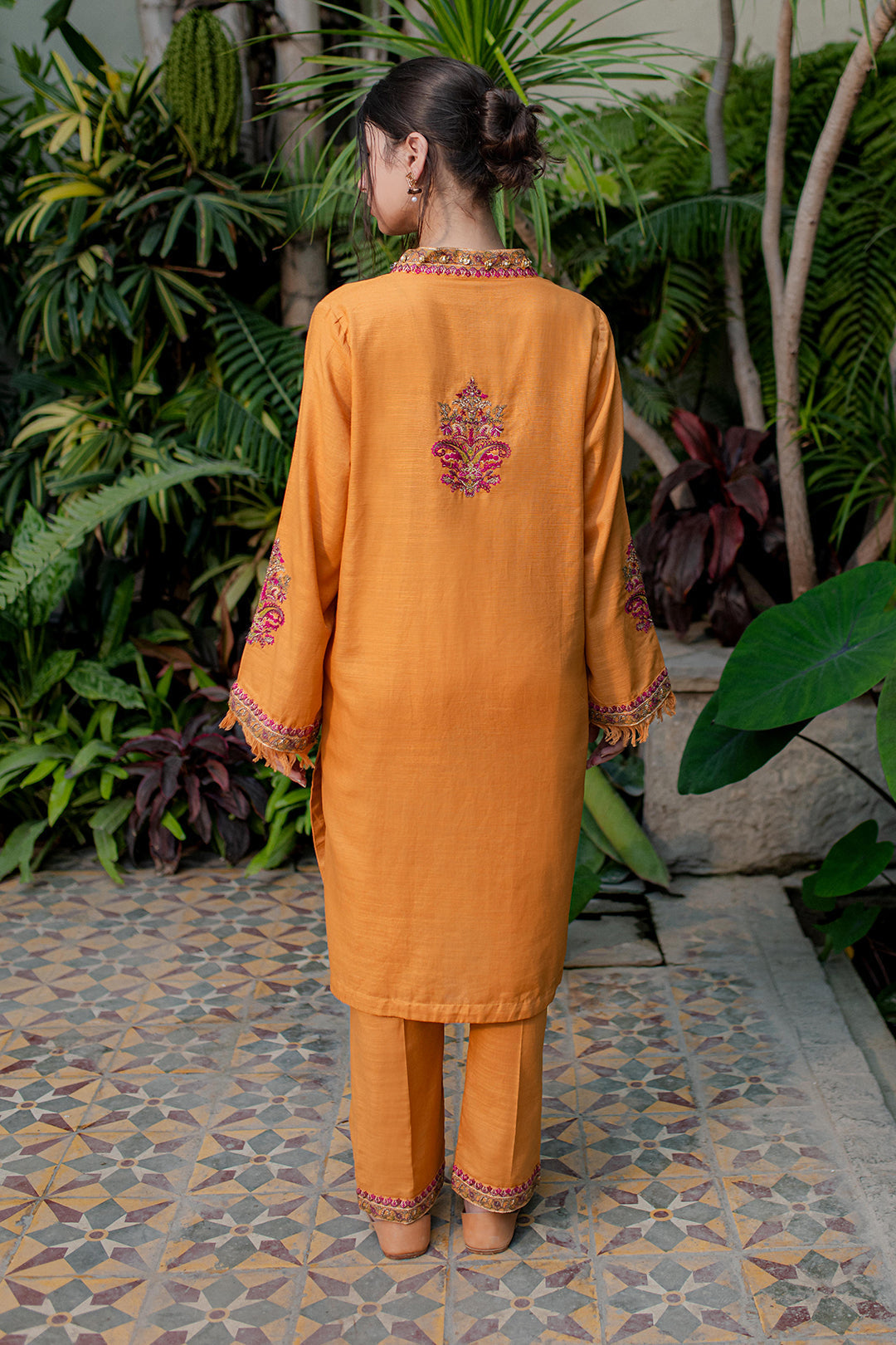 Zellbury | Winter Pret | Embroidered Kurta Trouser - 1289 - House Of Zarish