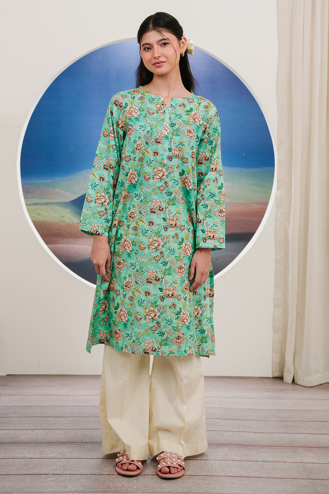 Zellbury | Summer Pret | Kurta - 2841 - House Of Zarish