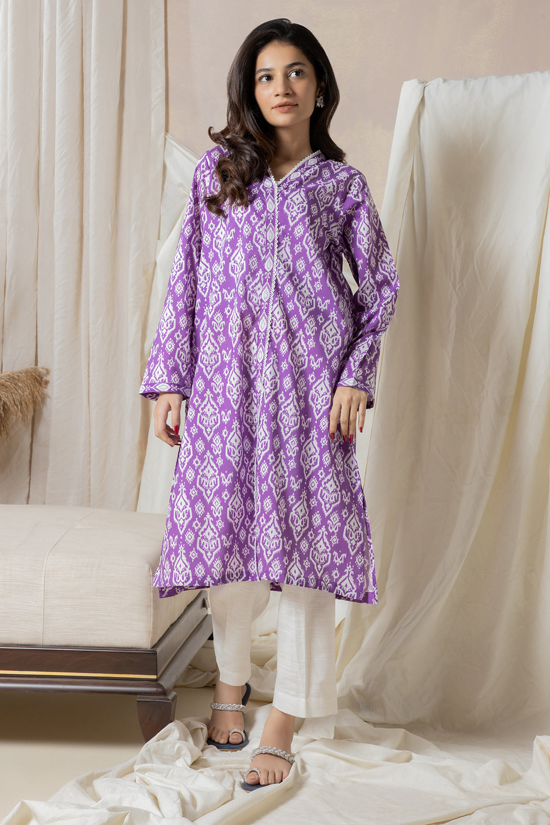 Zellbury | Summer Pret | Kurta - 2844 - House Of Zarish