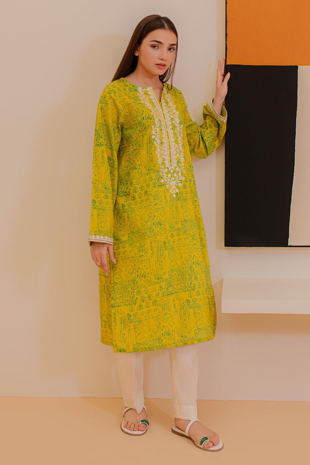 Zellbury | Summer Pret | Embroidered Kurta - 2845 - House Of Zarish