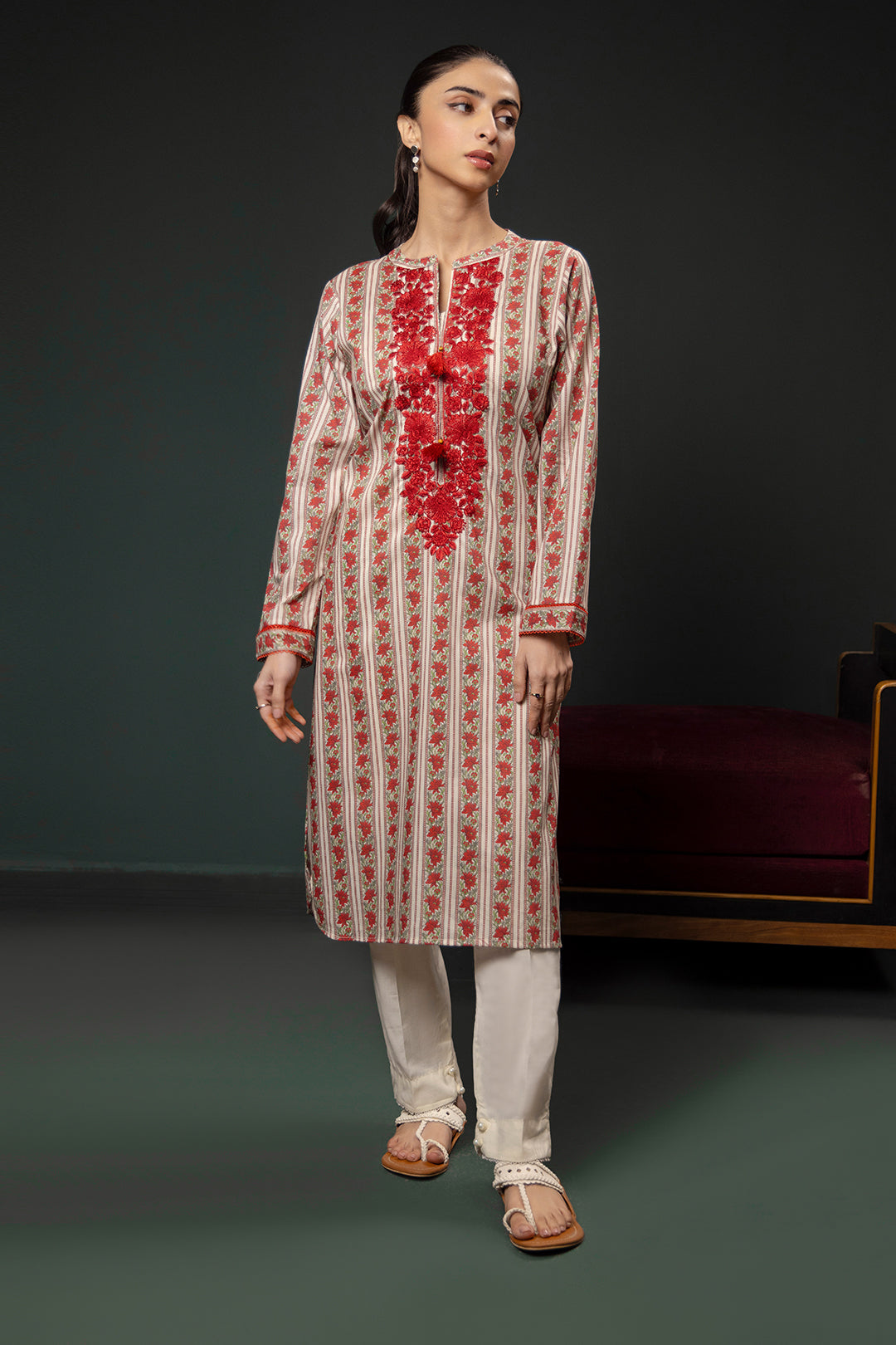Zellbury | Summer Pret | Embroidered Kurta - 2864 - House Of Zarish
