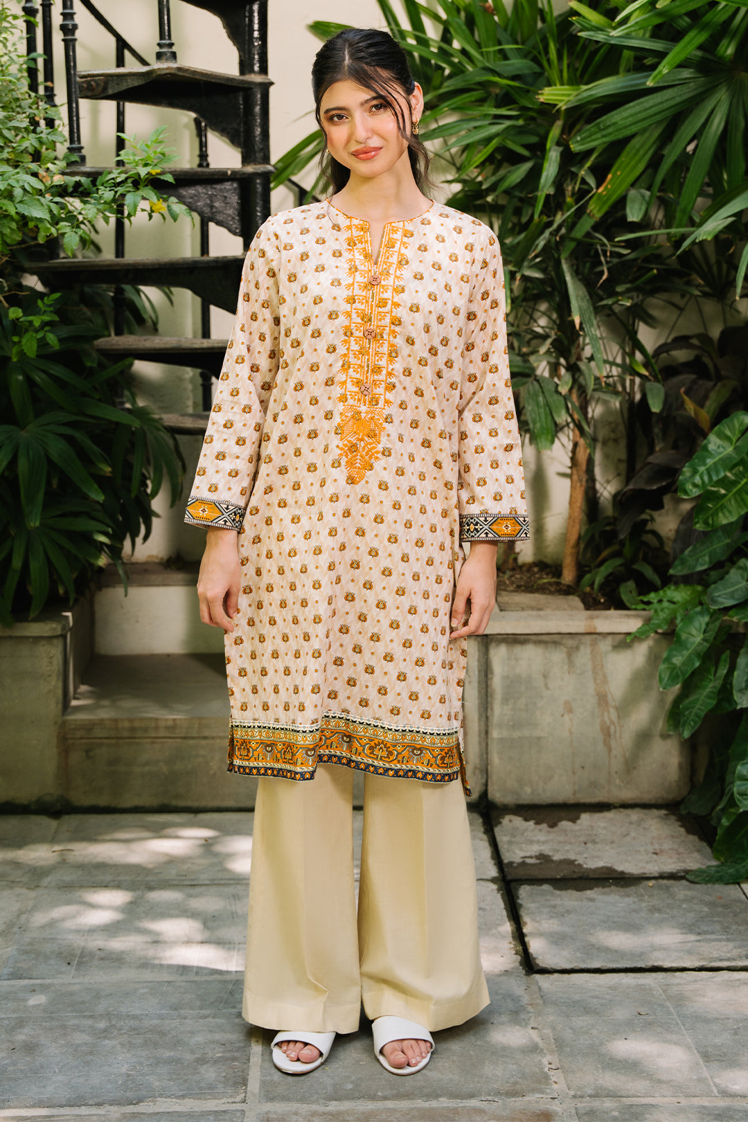 Zellbury | Summer Pret | Embroidered Kurta - 2896 - Libasekhas