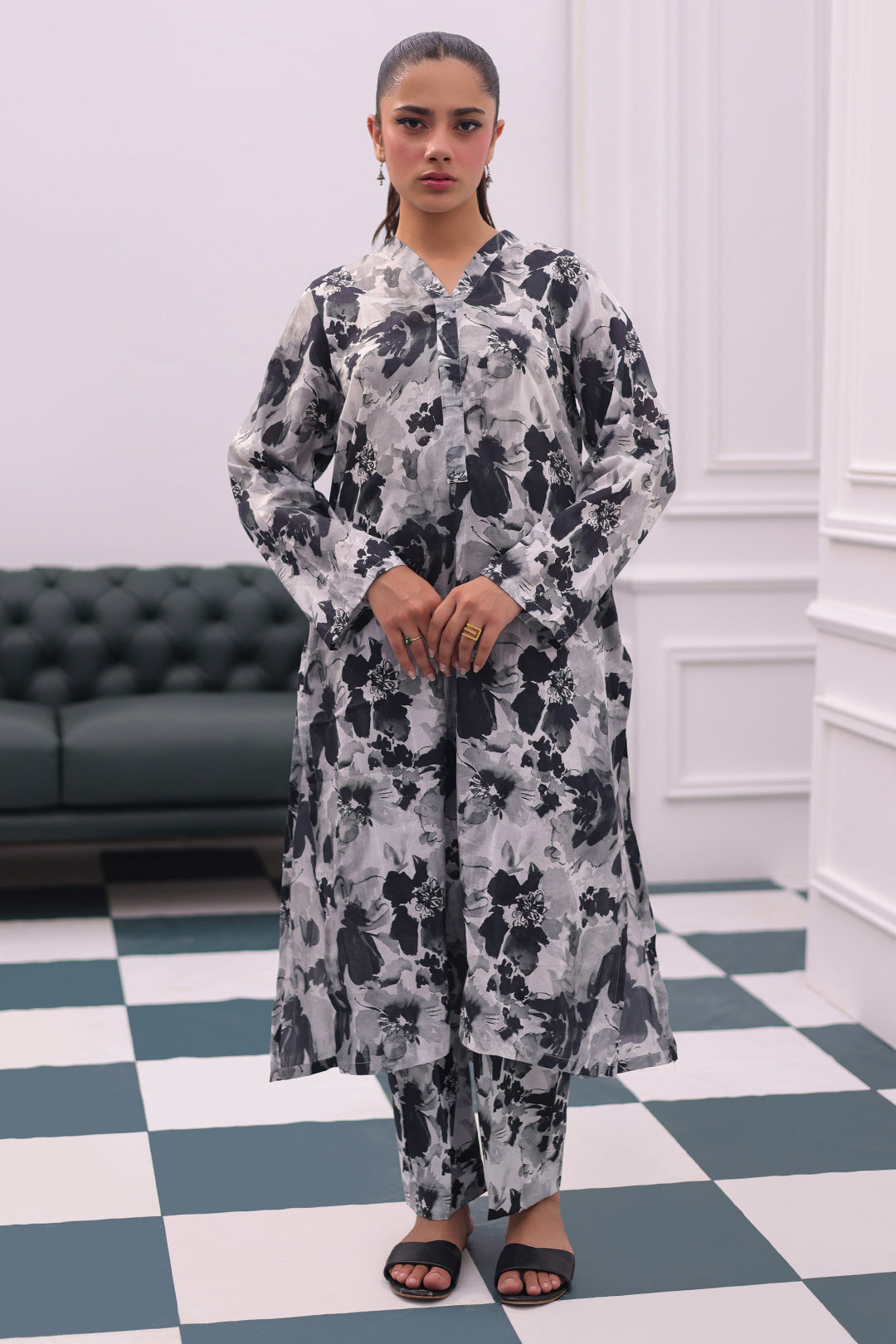 Zellbury | Summer Pret | Kurta Trouser - 2813 - House Of Zarish