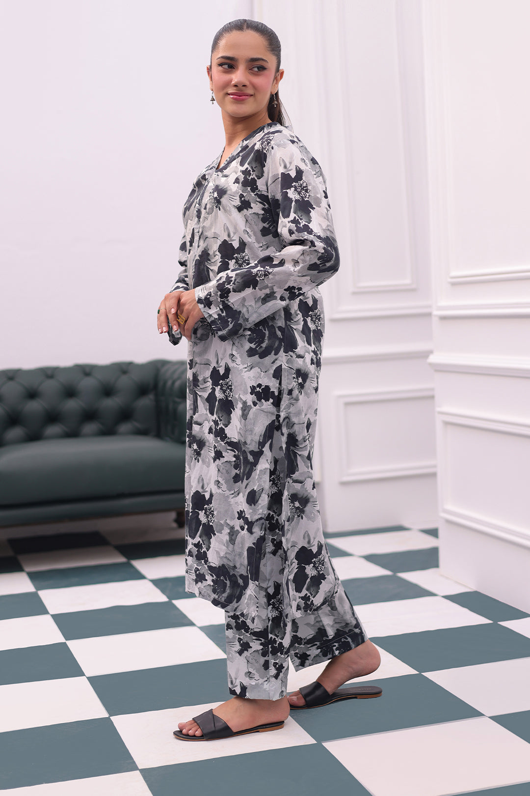 Zellbury | Summer Pret | Kurta Trouser - 2813 - House Of Zarish