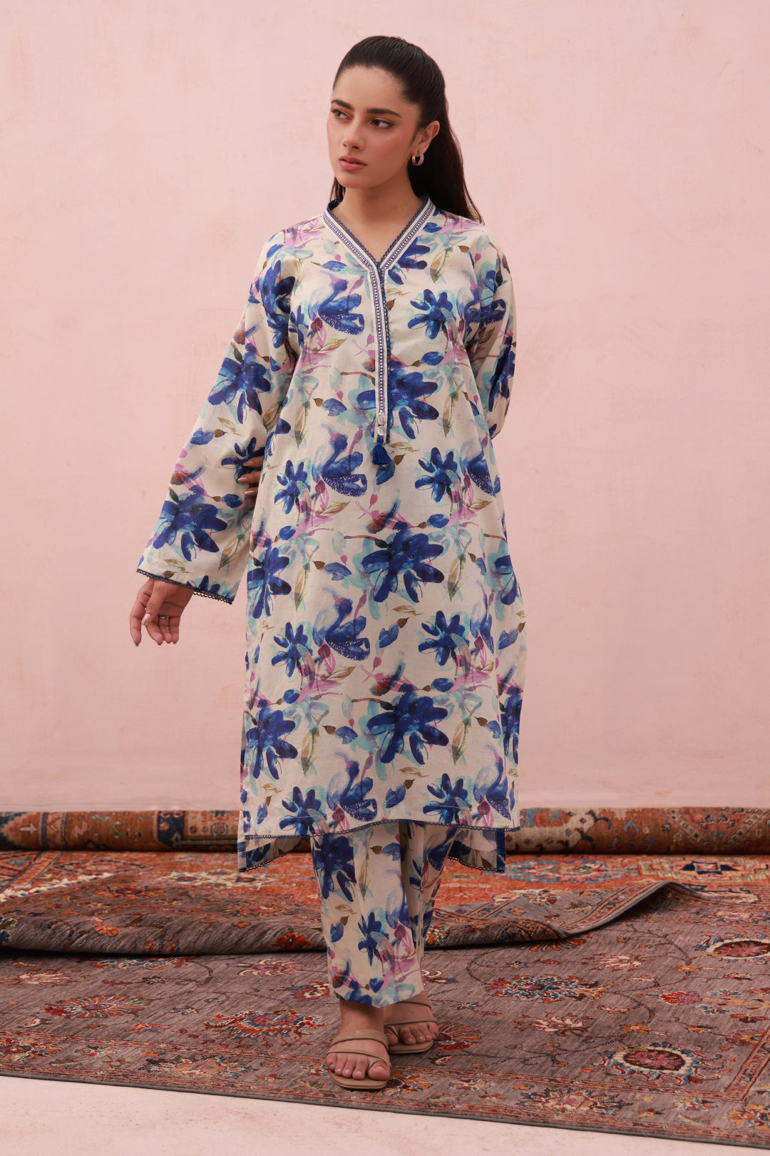 Zellbury | Summer Pret | Kurta Trouser - 2818 - House Of Zarish
