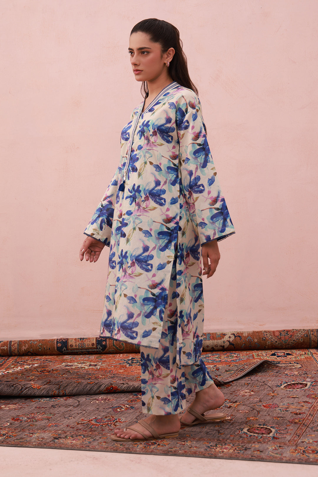 Zellbury | Summer Pret | Kurta Trouser - 2818 - House Of Zarish