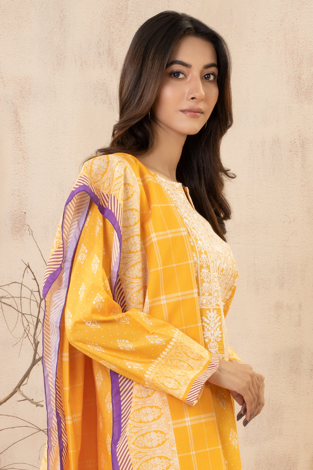 Zellbury | Summer Pret | Embroidered Kurta Dupatta - 2823 - House Of Zarish