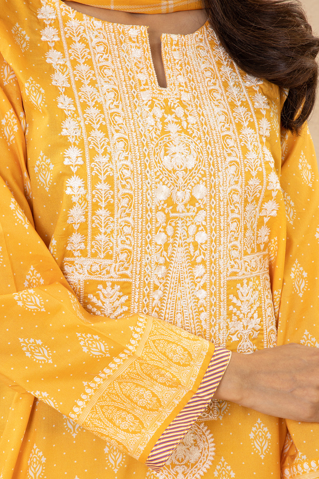 Zellbury | Summer Pret | Embroidered Kurta Dupatta - 2823 - House Of Zarish