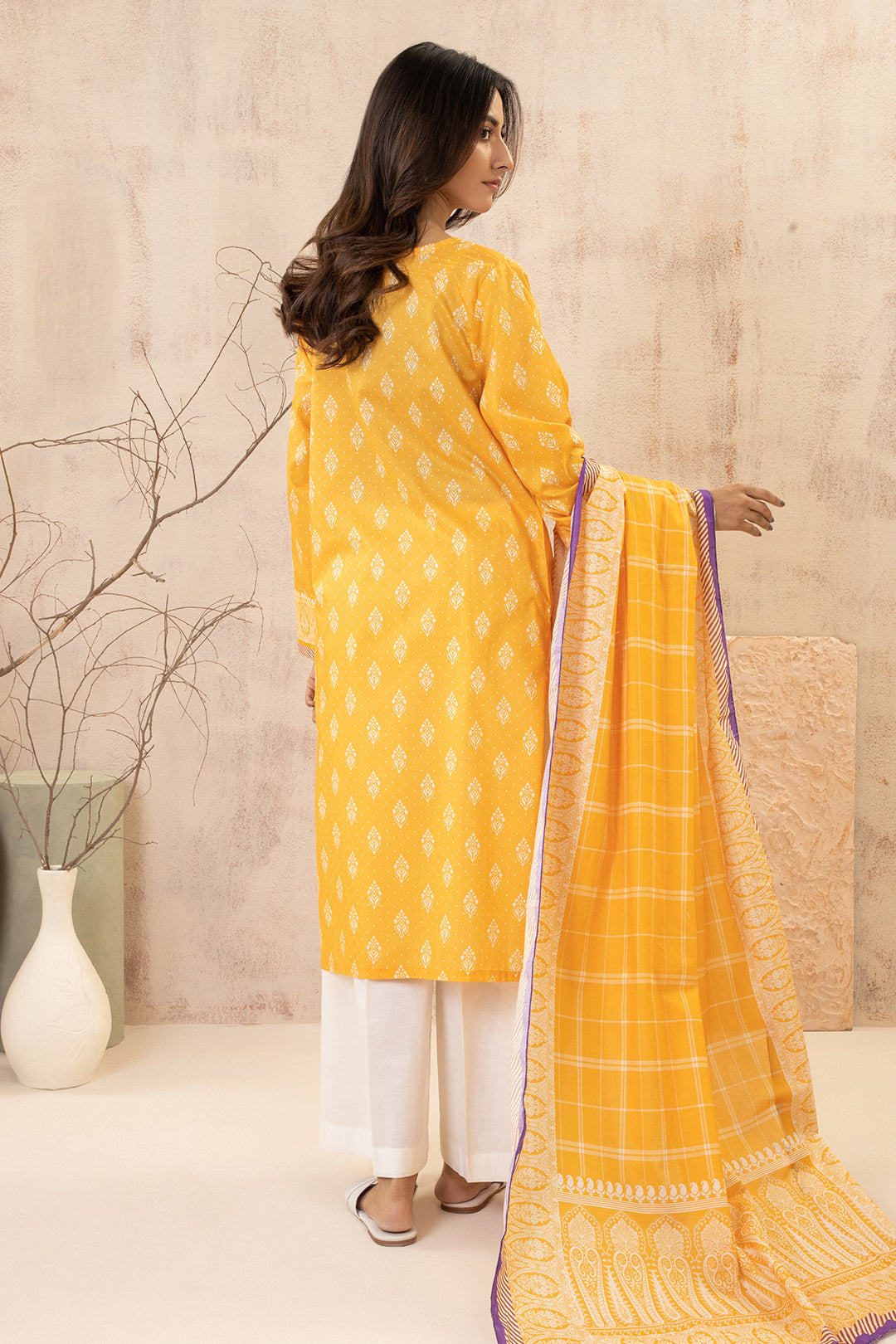 Zellbury | Summer Pret | Embroidered Kurta Dupatta - 2823 - House Of Zarish
