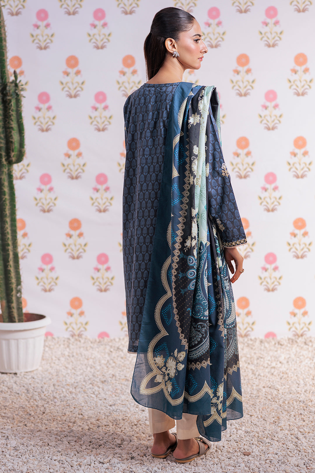 Zellbury | Summer Pret | Embroidered Kurta Dupatta - 2851 - House Of Zarish