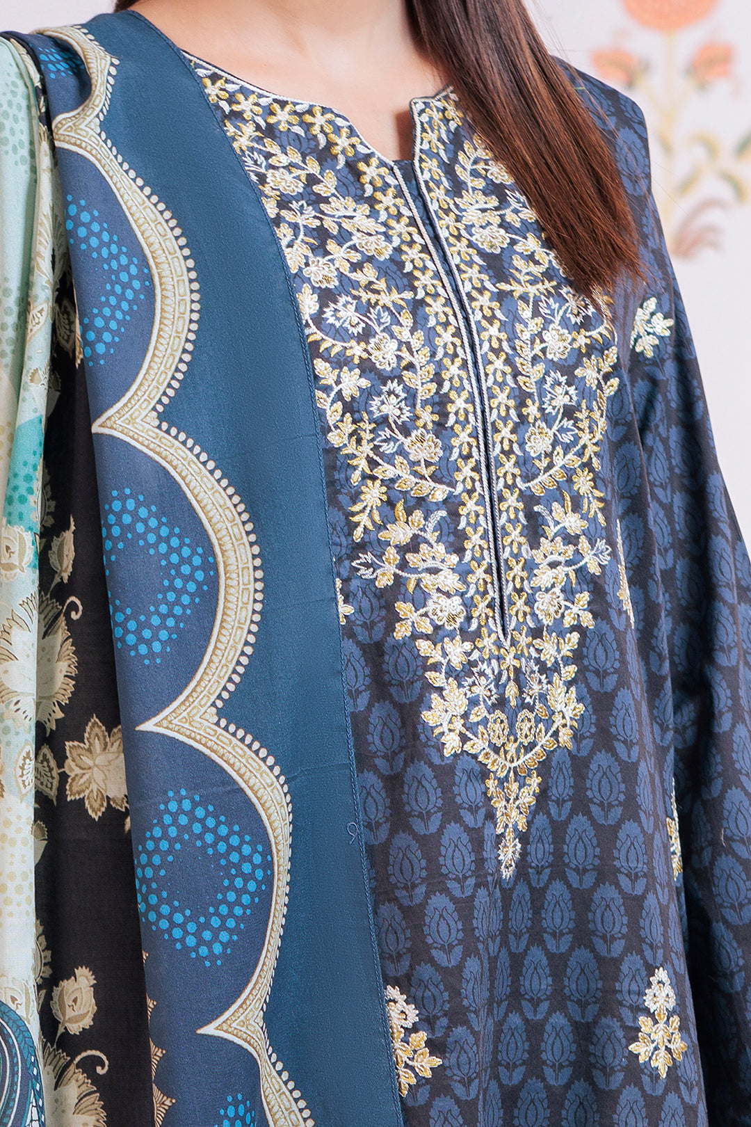 Zellbury | Summer Pret | Embroidered Kurta Dupatta - 2851 - House Of Zarish