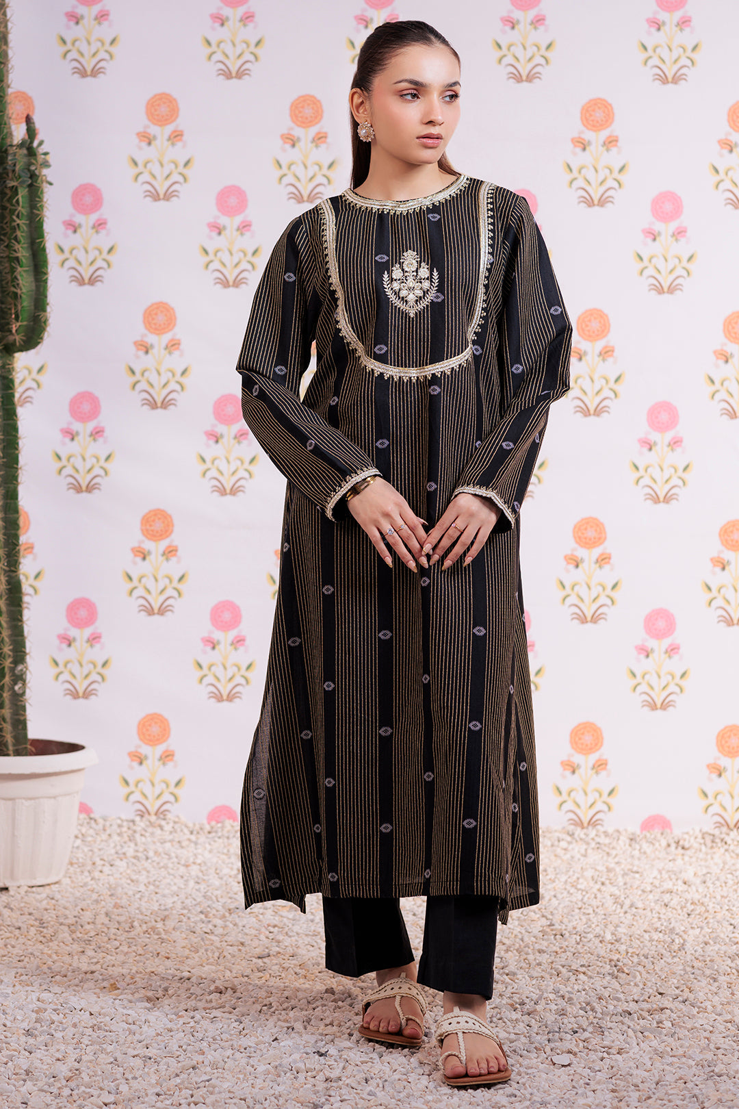Zellbury | Summer Pret | Embroidered Kurta Trouser - 2855 - House Of Zarish