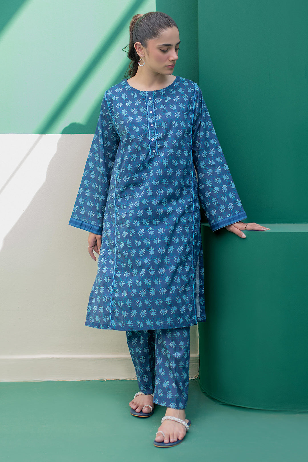 Zellbury | Summer Pret | Kurta Trouser - 2871 - House Of Zarish