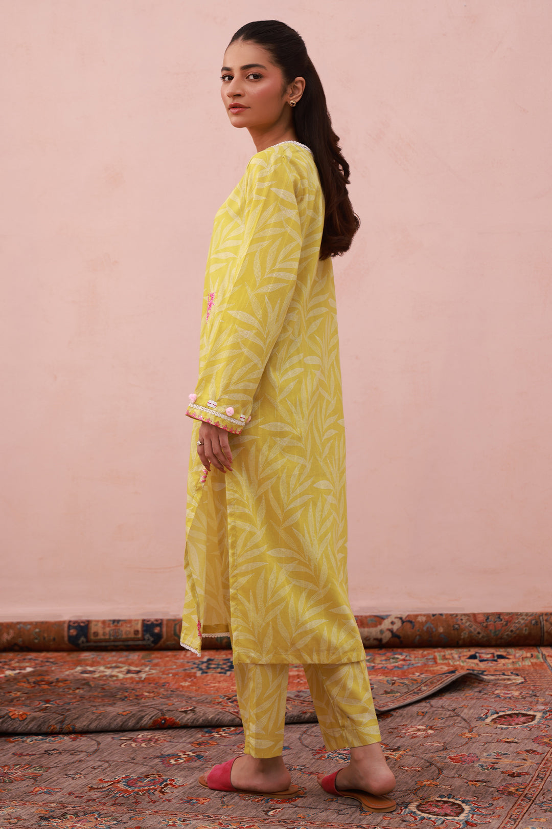Zellbury | Summer Pret | Embroidered Kurta Trouser - 2882 - House Of Zarish