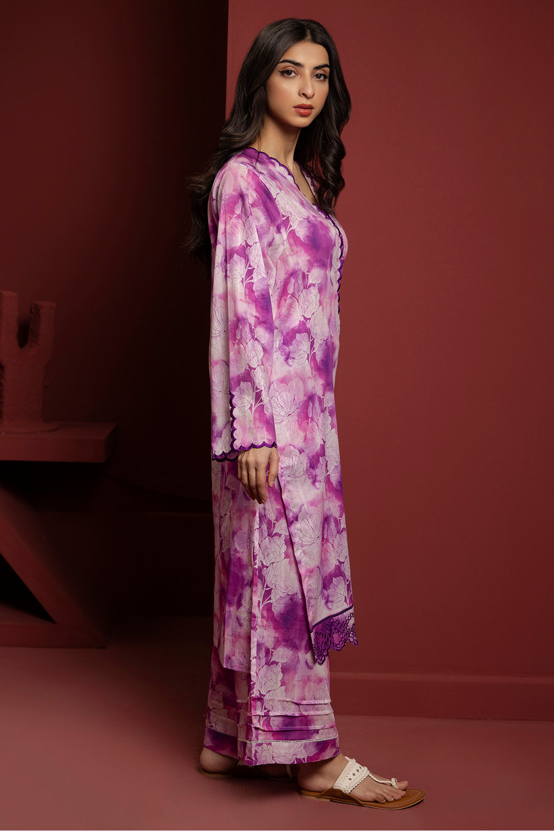 Zellbury | Summer Pret | Embroidered Kurta Trouser - 2900 - Libasekhas
