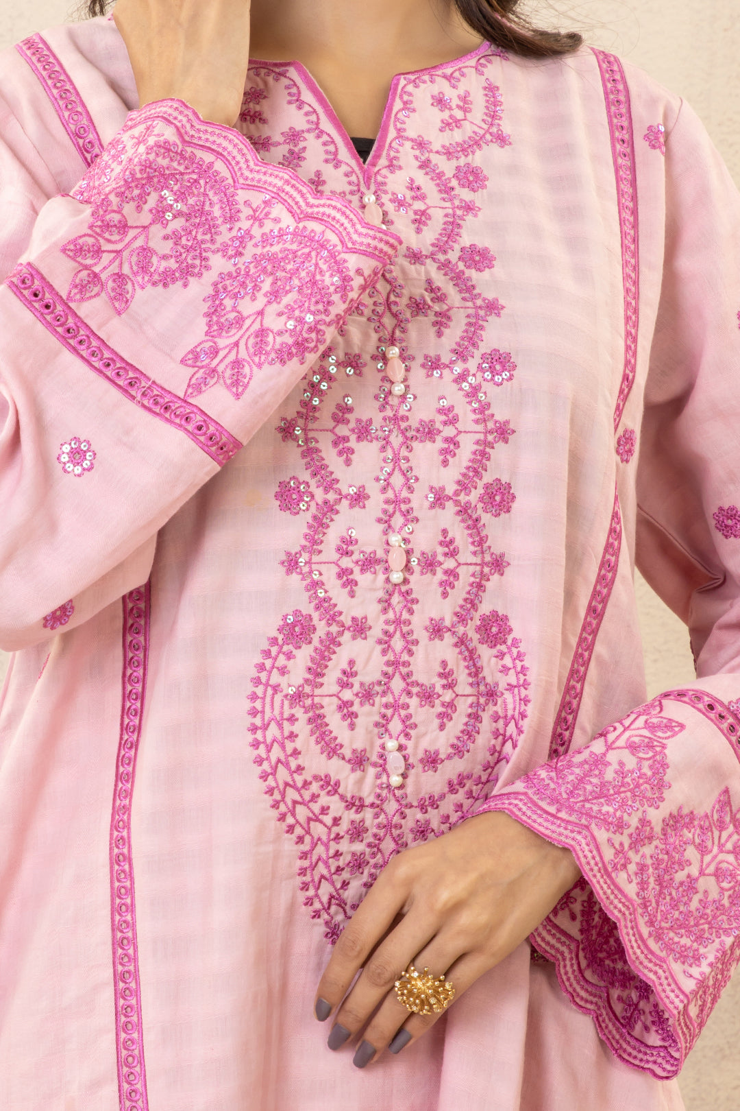 Zellbury | Summer Pret | Embroidered Kurta Trouser - 3331 - House Of Zarish