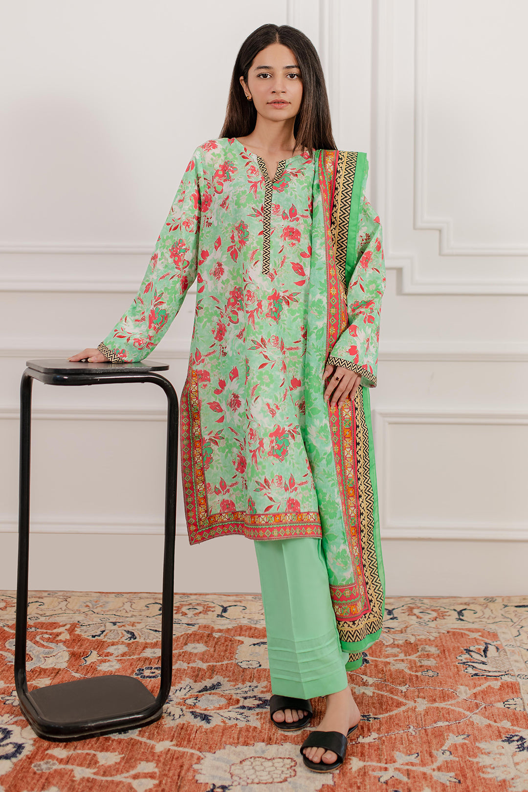 Zellbury | Summer Pret | Kurta Dupatta Trouser - 2829 - House Of Zarish