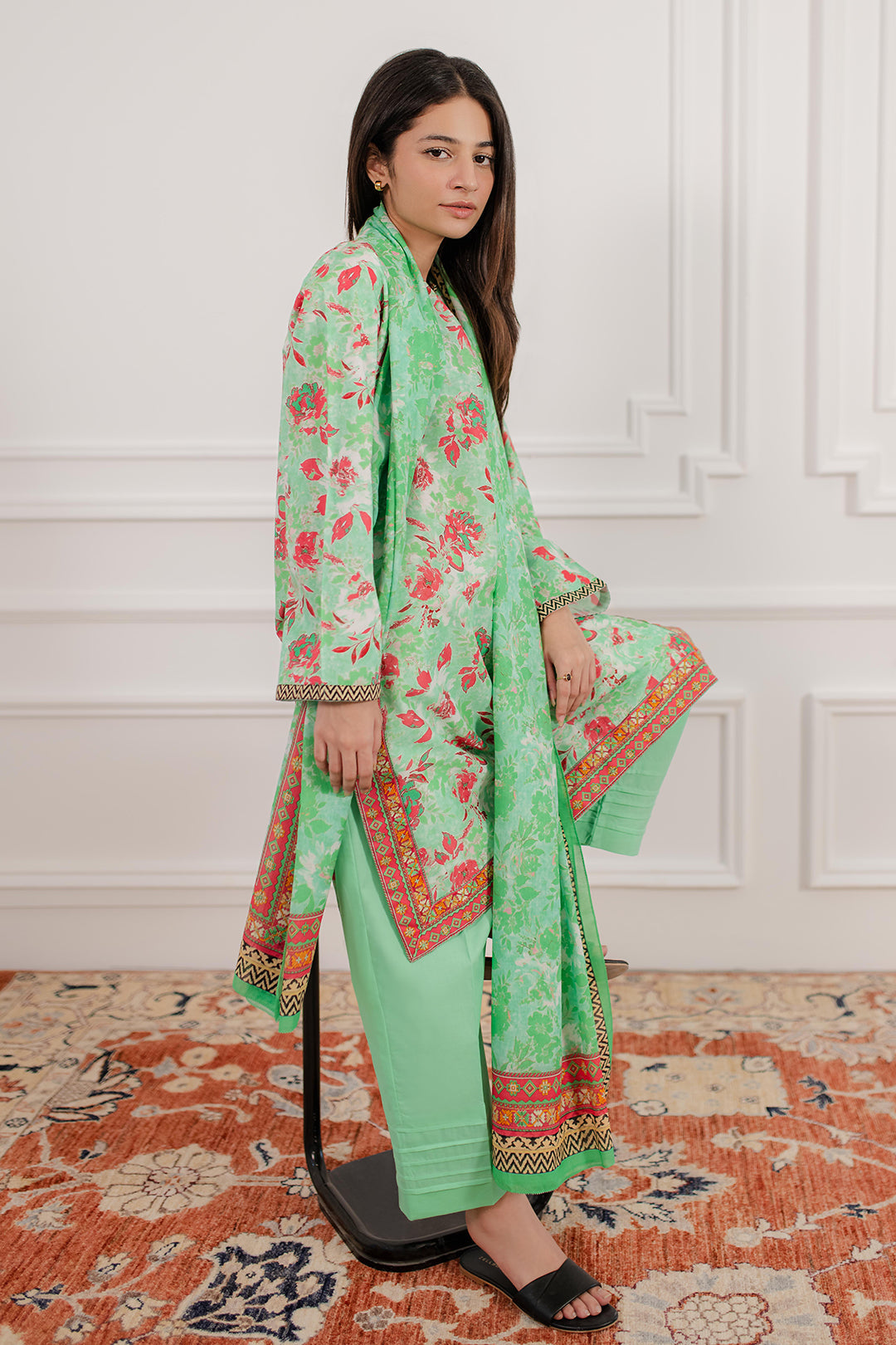 Zellbury | Summer Pret | Kurta Dupatta Trouser - 2829 - House Of Zarish