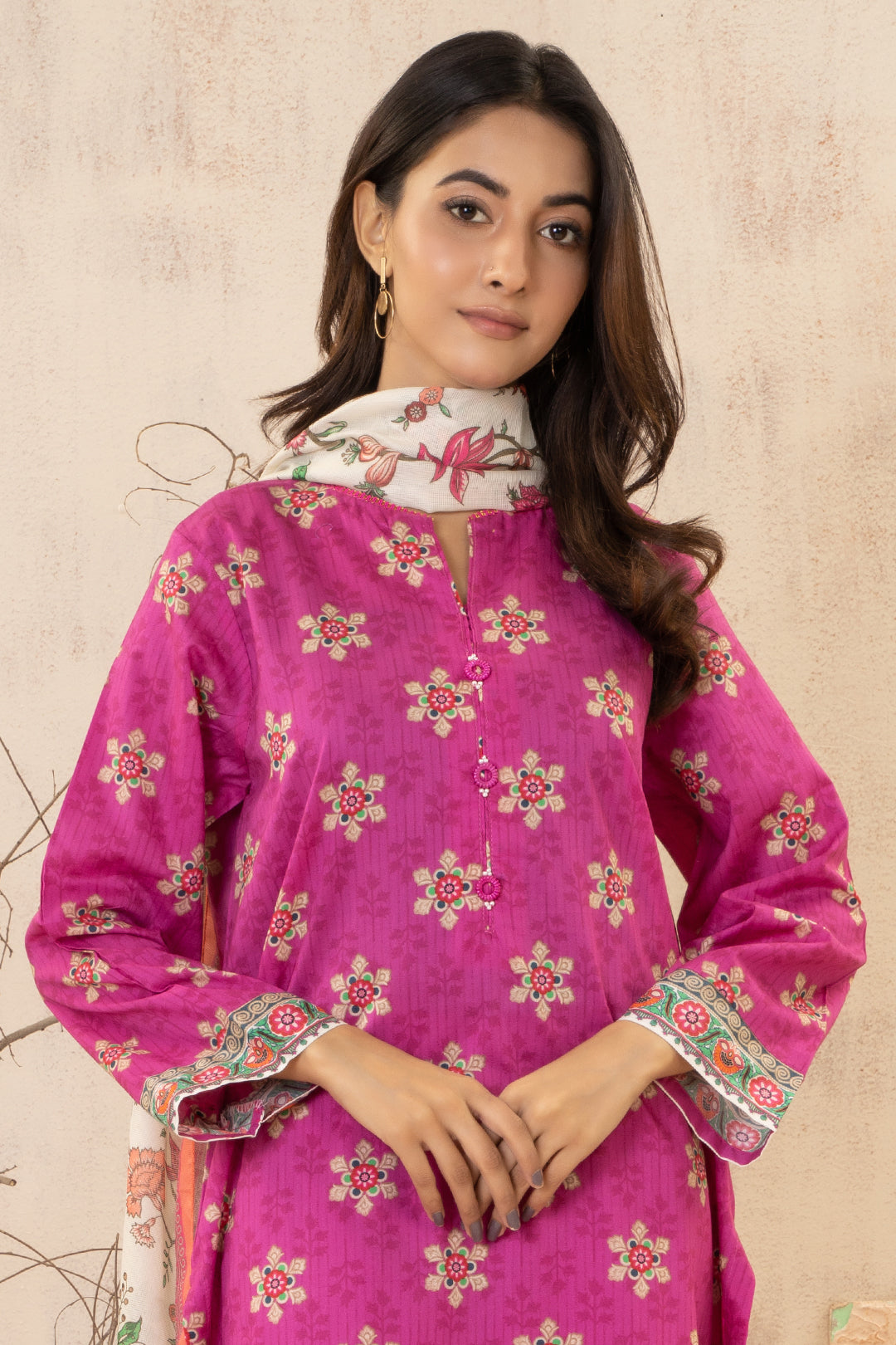 Zellbury | Summer Pret | Kurta Dupatta Trouser - 2858 - House Of Zarish