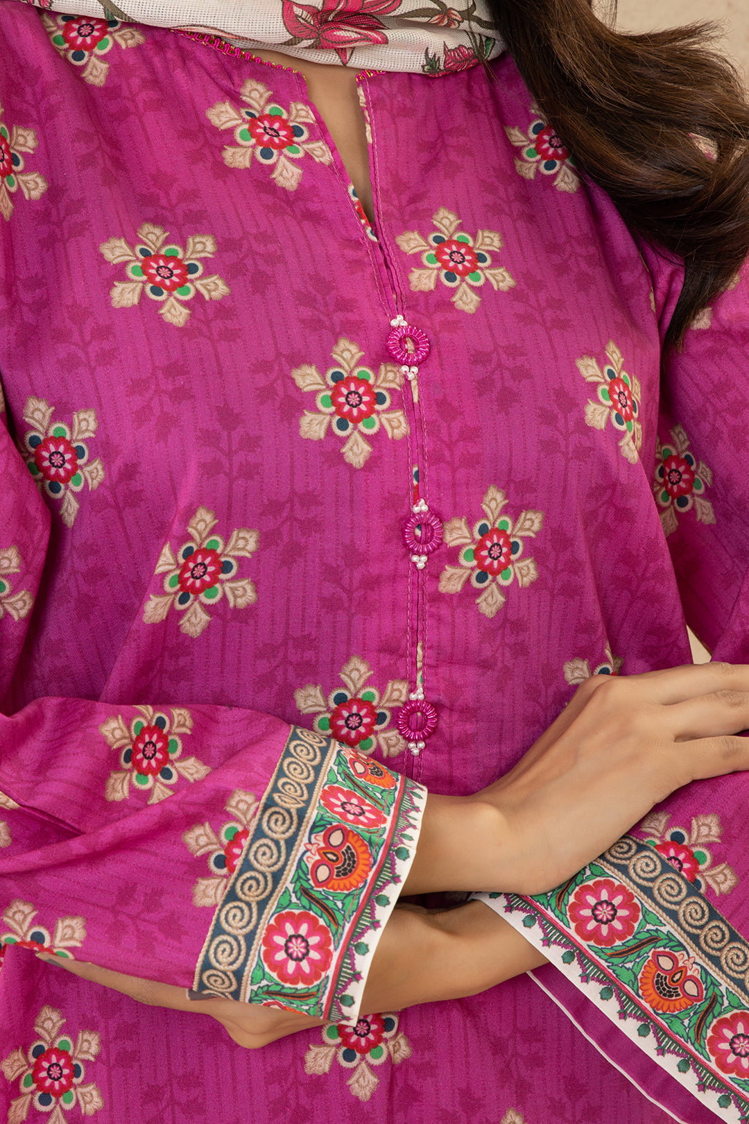 Zellbury | Summer Pret | Kurta Dupatta Trouser - 2858 - Libasekhas