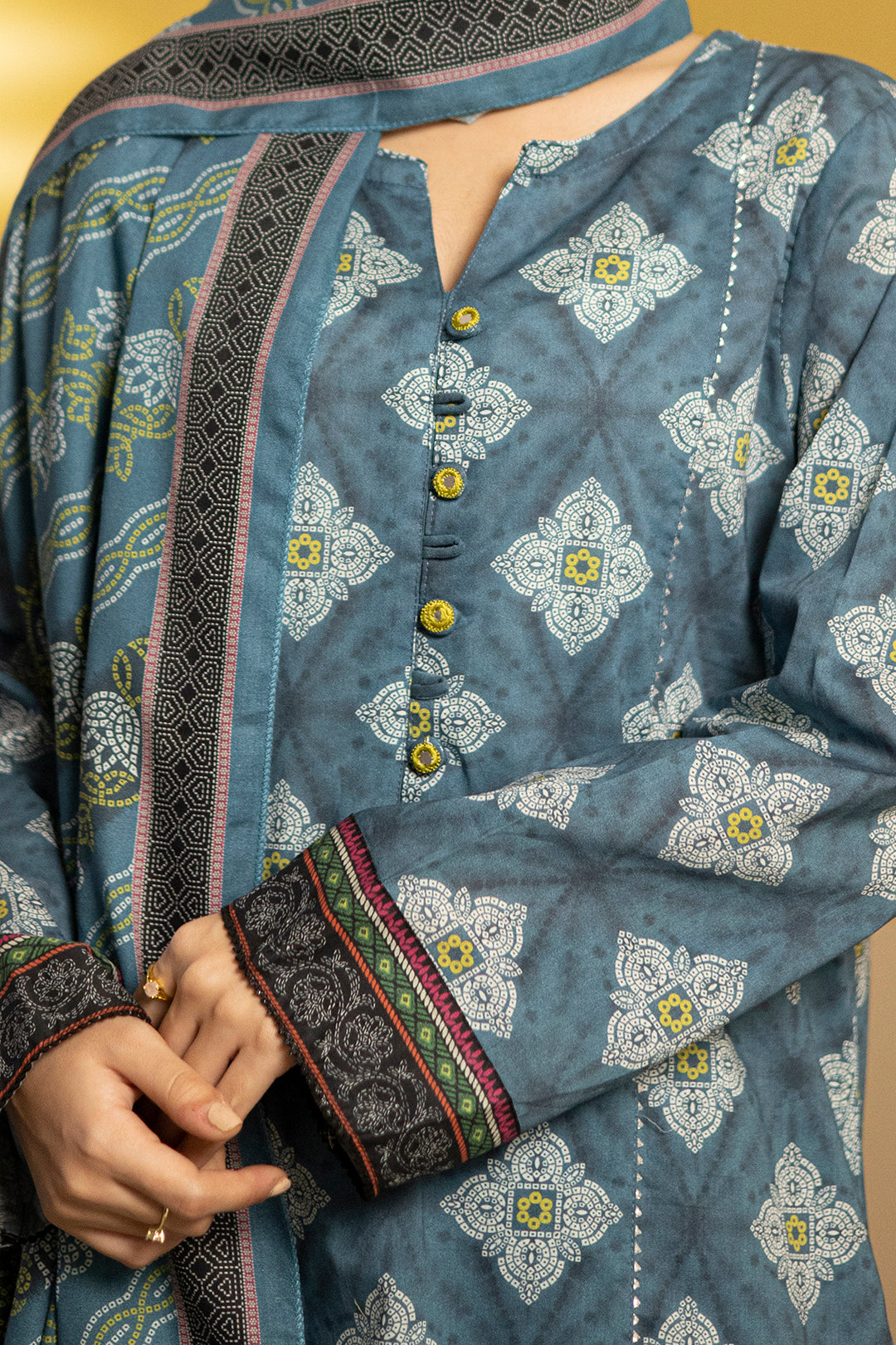 Zellbury | Summer Pret | Kurta Dupatta Trouser - 3244 - House Of Zarish