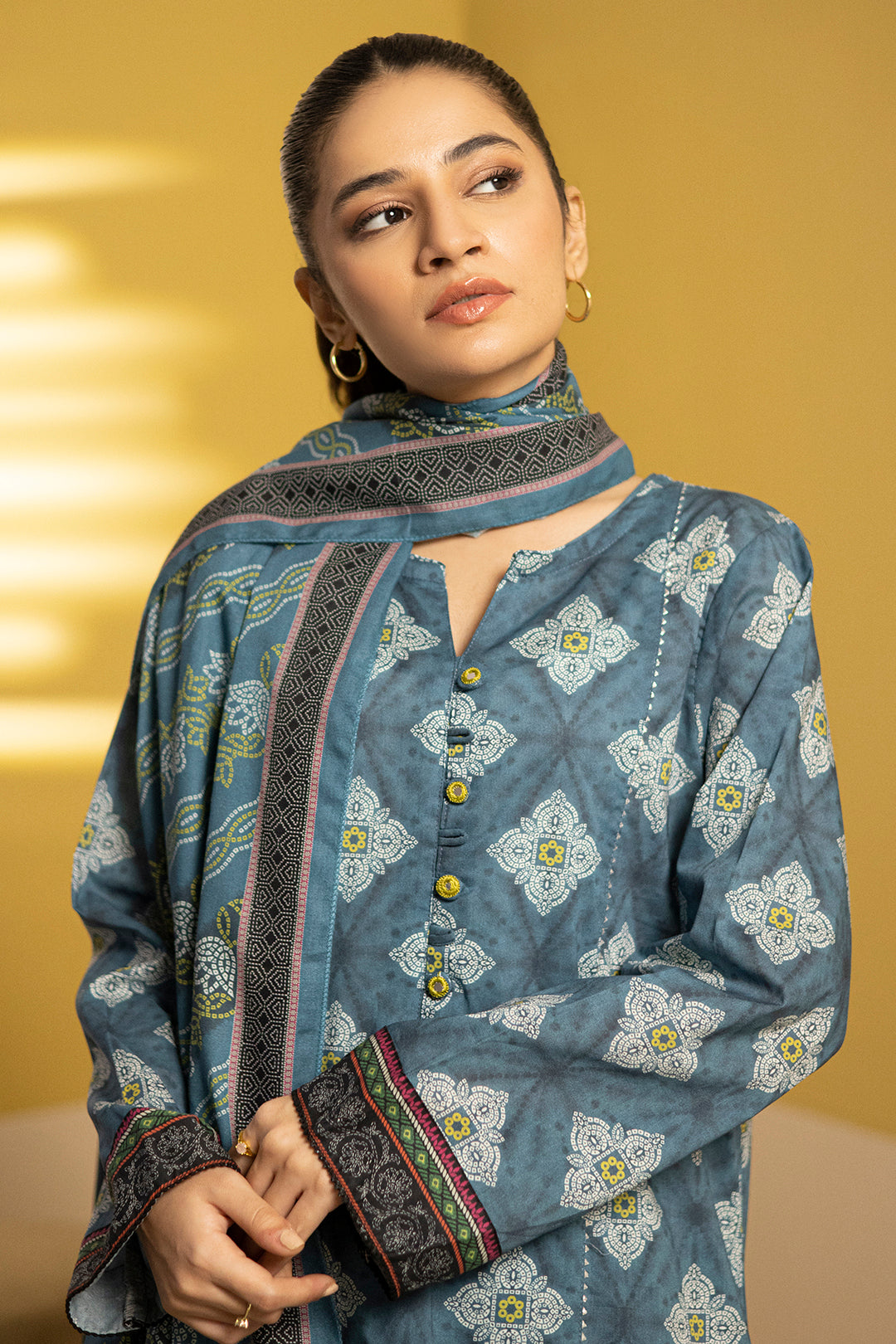 Zellbury | Summer Pret | Kurta Dupatta Trouser - 3244 - House Of Zarish