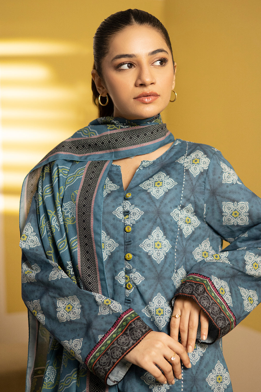 Zellbury | Summer Pret | Kurta Dupatta Trouser - 3244 - Libasekhas