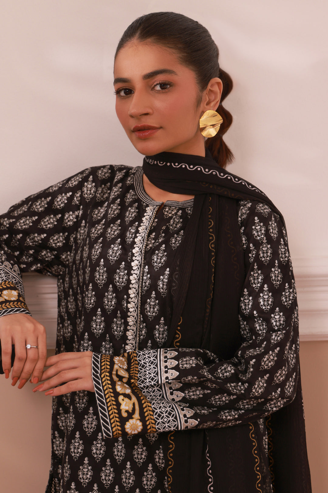Zellbury | Summer Pret | Embroidered Kurta Dupatta - 0973 - House Of Zarish