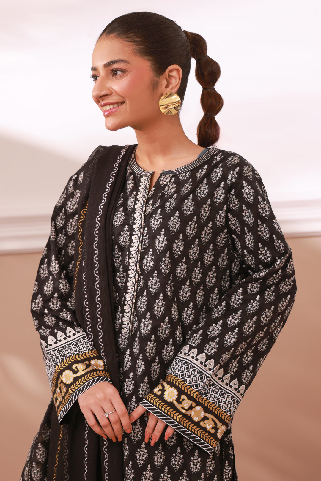 Zellbury | Summer Pret | Embroidered Kurta Dupatta - 0973 - House Of Zarish