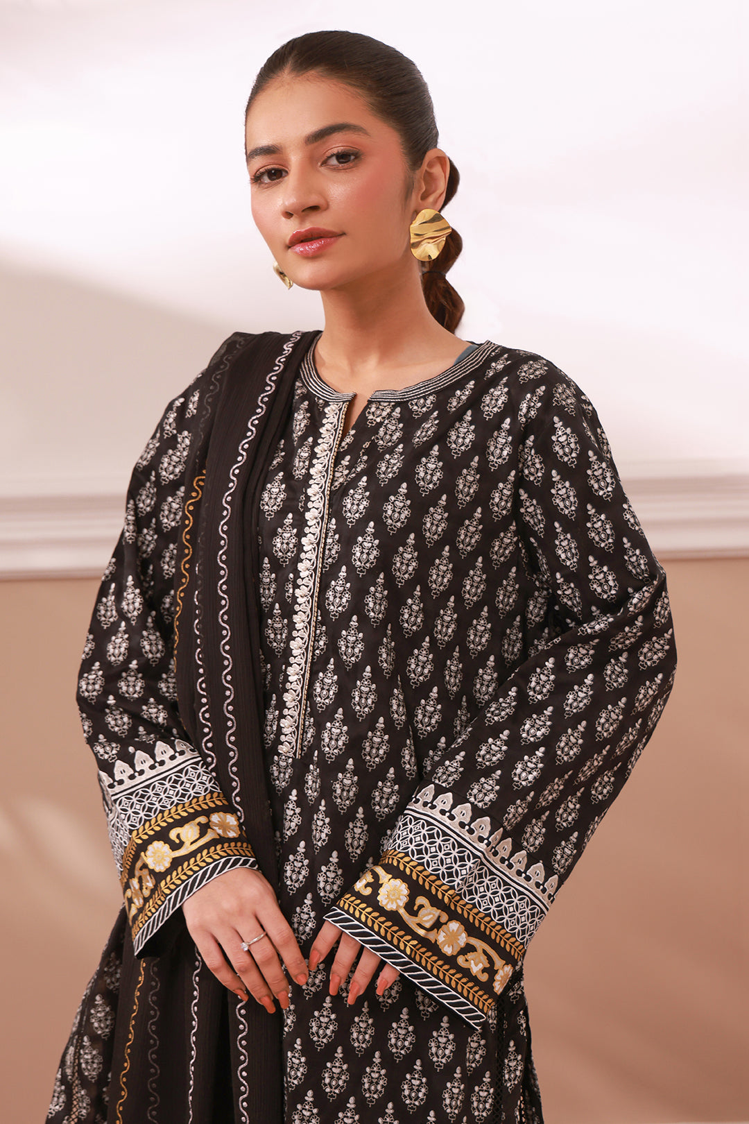 Zellbury | Summer Pret | Embroidered Kurta Dupatta - 0973 - House Of Zarish