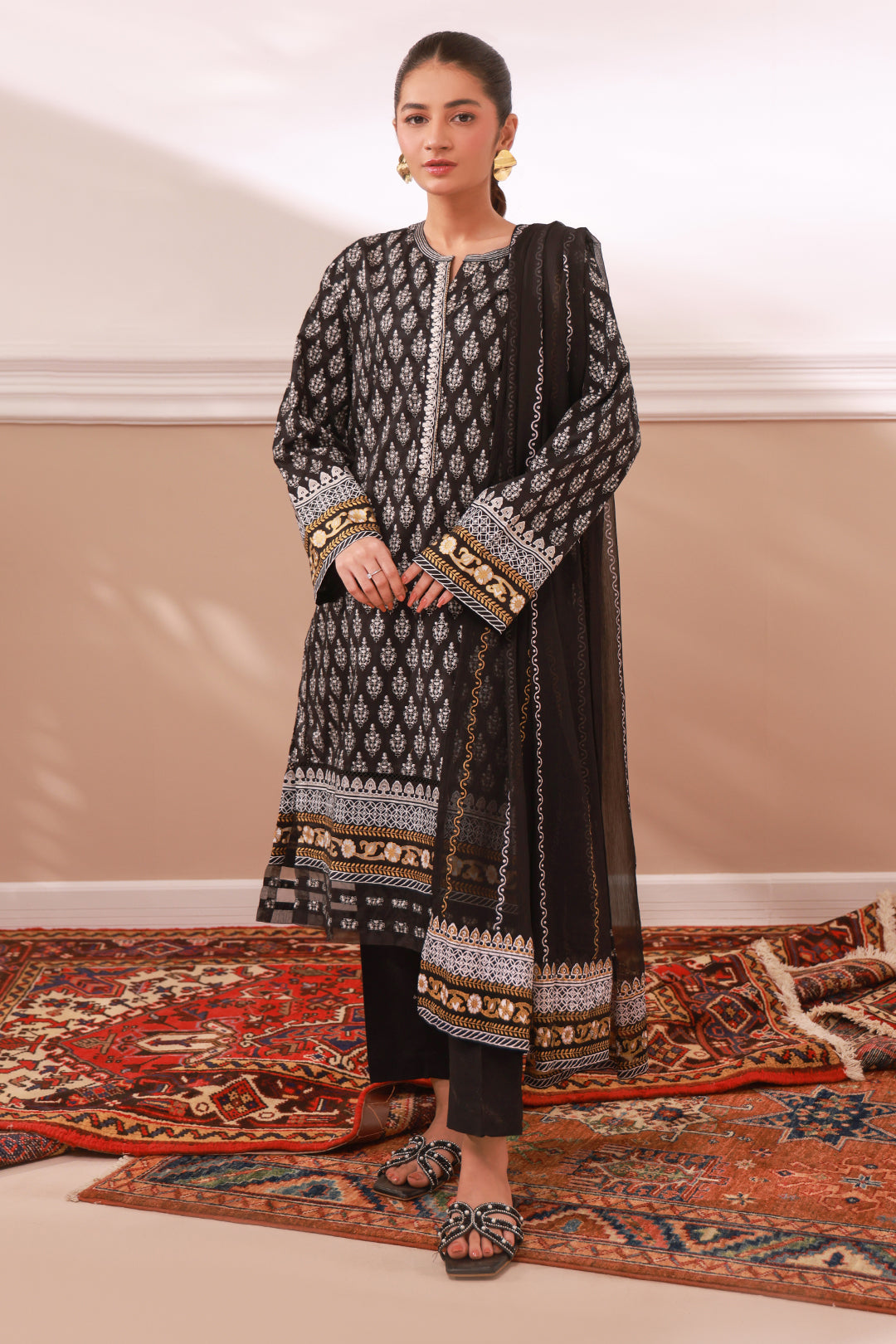 Zellbury | Summer Pret | Embroidered Kurta Dupatta - 0973 - House Of Zarish