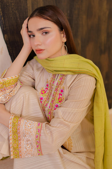 Zellbury | Summer Pret | Embroidered Kurta Dupatta - 1094 - House Of Zarish