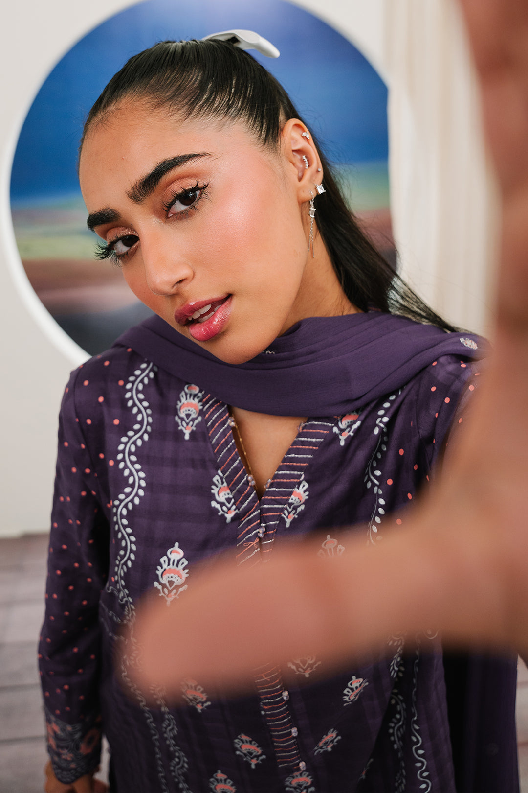 Zellbury | Summer Pret | Kurta Dupatta Trouser - 1102 - House Of Zarish
